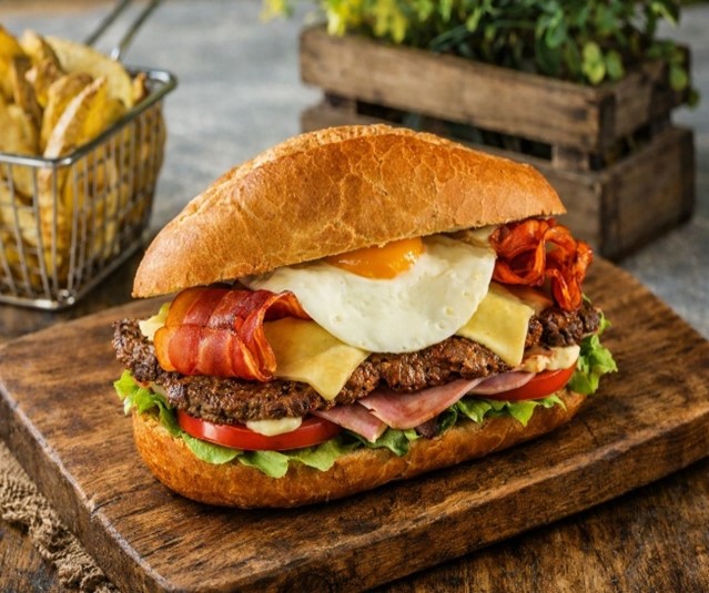 Chivito - Uruguayisches Sandwich