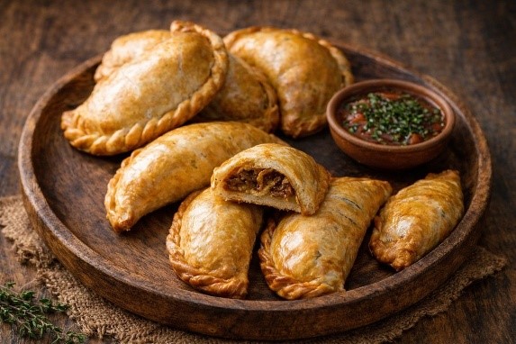 Argentinische Empanadas mit Fleisch